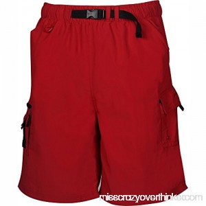 Weekender Men's River Guide Swim Suit Trunk Red B07CK67LLW